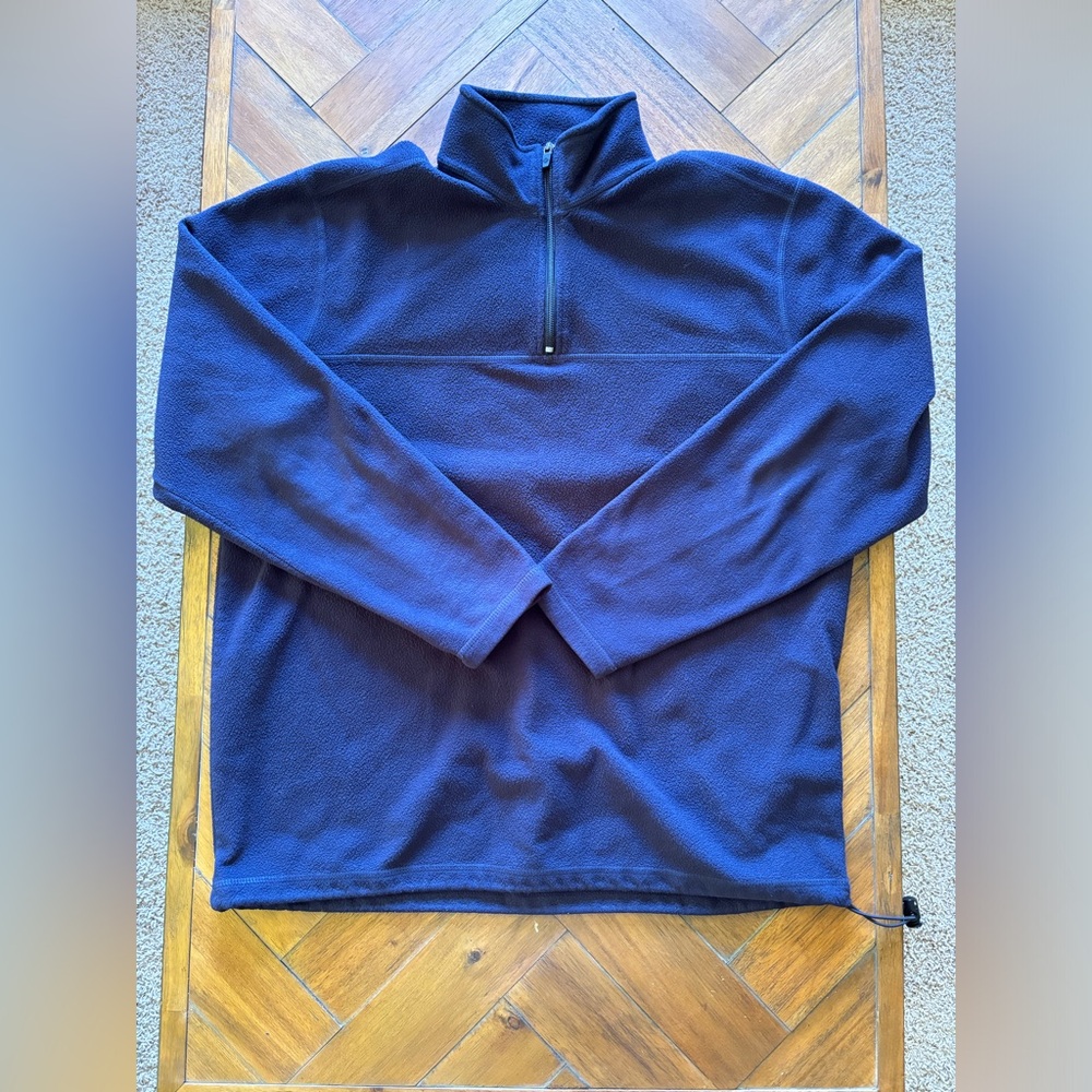 Eddie Bauer Quarterzip Navy Blue Men’s Large